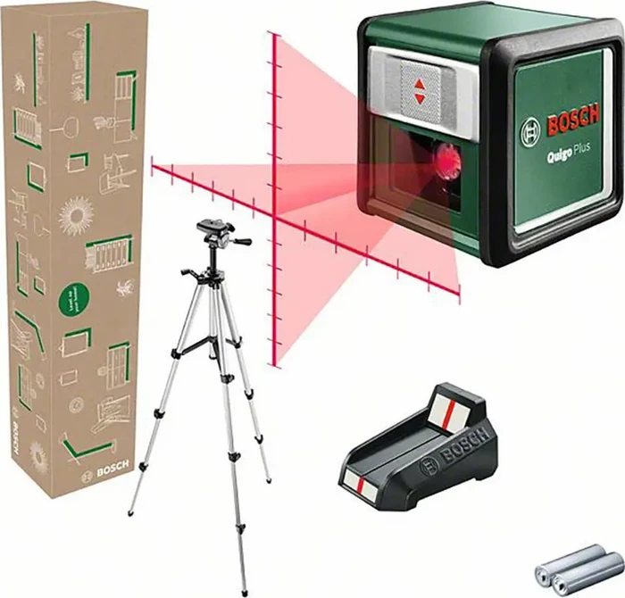 Bosch DIY Quigo Plus Batterie-Kreuzlaser (06036636Z0)