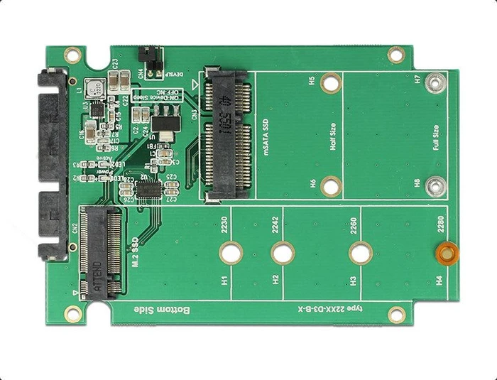 DeLOCK SATA -> M.2 SATA, SATA -> mSATA