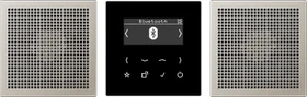 Jung Serie LS Smart Radio DAB+ Bluetooth Set Stereo, edelstahl