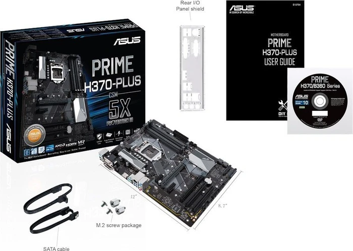 ASUS Prime H370-Plus/CSM (Intel 1151 v2)