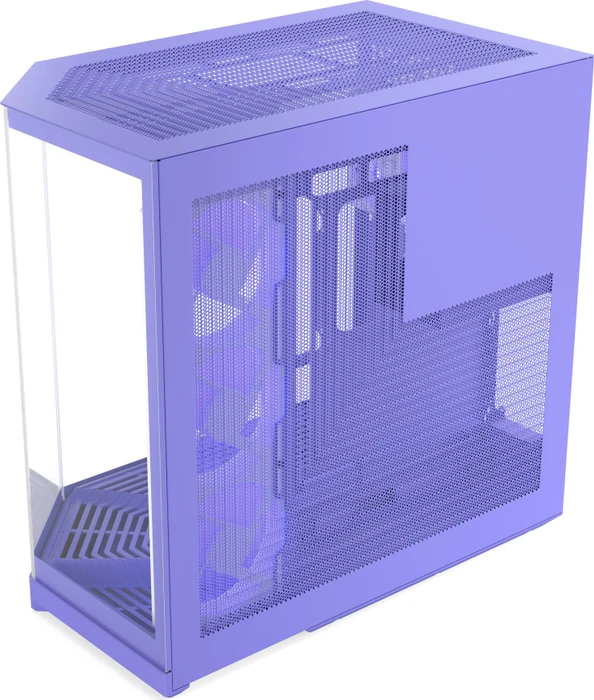 Hyte Y50 Taro Milk, violett, Glasfenster