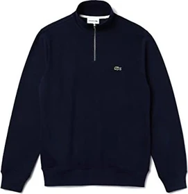 Lacoste Interlock mit hohem Kragen und Reißverschluss Sweatshirt navy blue (Herren)