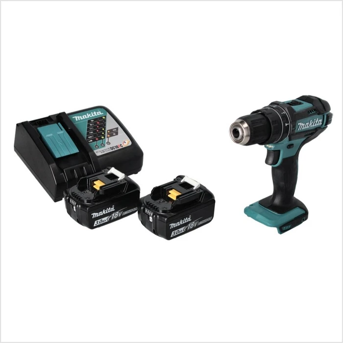Makita DHP482RF Akku-Schlagbohrschrauber inkl. Koffer + Akku 3.0Ah