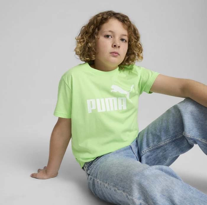 Puma ESS No. 1 Logo T-Shirt kurzarm spring fern (Junior)