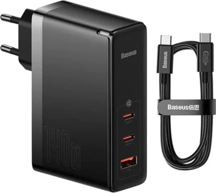 Baseus 140W GaN5 Pro Fast Charger schwarz