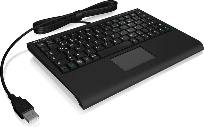 KeySonic ACK-3410, schwarz, USB, DE