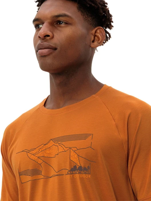 Vaude Gleann II Funktionsshirt kurzarm kumquat (Herren)