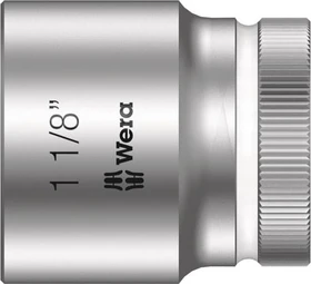 Wera 8790 HMC Zyklop Außensechskant Steckschlüssel 1/2" zöllig, 1 1/8"x37mm
