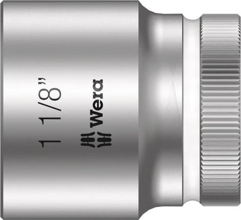 Wera 8790 HMC Zyklop Außensechskant Steckschlüssel 1/2" zöllig, 1 1/8"x37mm