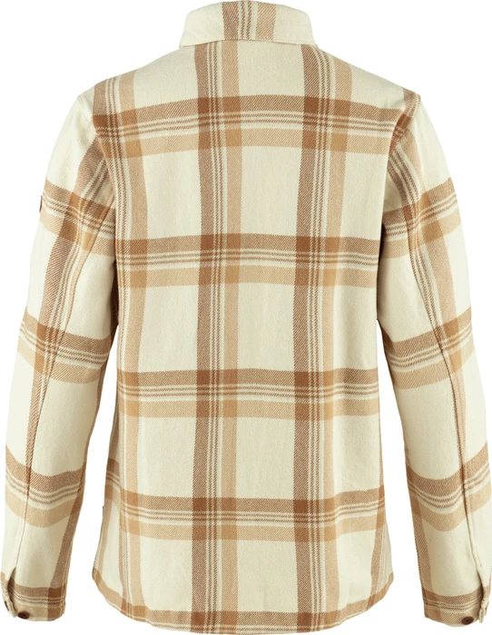 Fjällräven Singi Flannel Hemd langarm chalk white/dune beige (Damen)