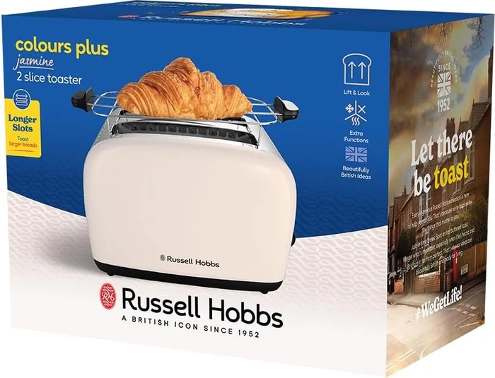 Russell Hobbs Colours Plus+ Toaster jasmine