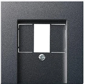 Gira Abdeckung für TAE und USB ohne Beschriftungsfeld, anthrazit