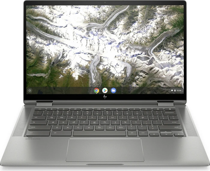 HP Chromebook x360 14c-ca0220ng, Mineral Silver, Pentium Gold 6405U, 4GB RAM, 64GB Flash, DE