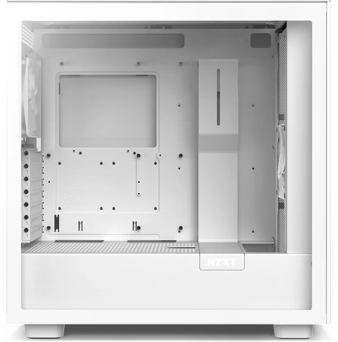 NZXT H7 White, weiß, Glasfenster