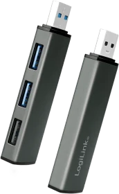 LogiLink USB-Hub, 3x USB-A, USB-A 3.0 [Stecker] (UA0395)