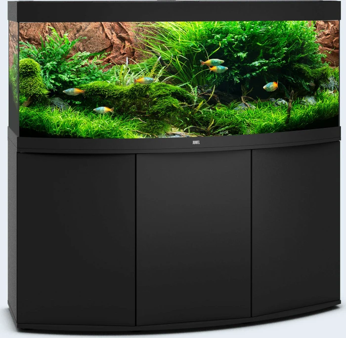 Juwel Vision 450 LED Aquarium-Set mit Unterschrank, schwarz/schwarz, 450l