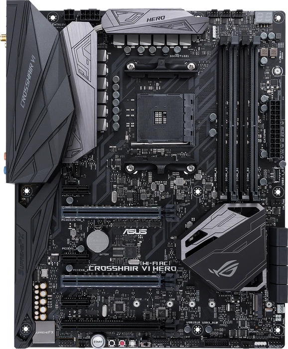 ASUS ROG Crosshair VI Hero [WI-FI AC] (AMD AM4)
