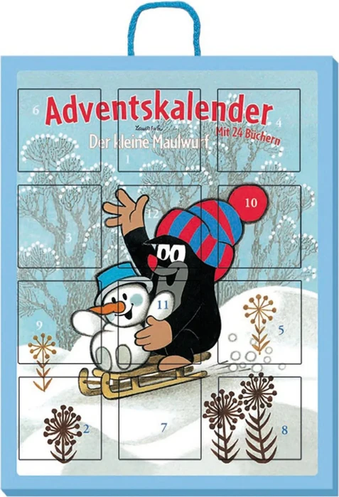 Trötsch Verlag Der kleine Maulwurf Minibücher Adventskalender