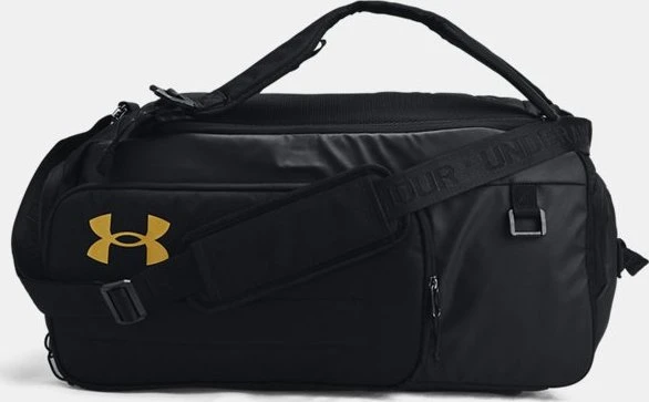 Under Armour Contain Duo Medium Seesack Sporttasche black/metallic gold