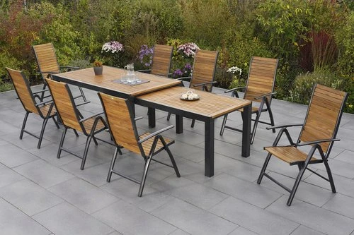 Merxx Santorin Gartenmöbel-Set, 9-tlg.
