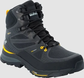 Jack Wolfskin Force Trekker Texapore Mid black/burly yellow xt (Herren)