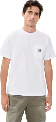 Carhartt Pocket T-Shirt kurzarm weiß (Herren)