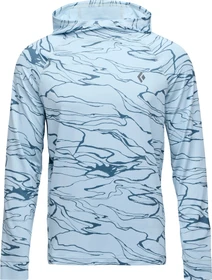 Black Diamond Alpenglow Hoody Funktionsshirt langarm relief/fog blue/midnight blue (Herren)