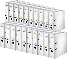 Falken Color Ordner 2-Ring PP, 80mm, A4, weiß, 20er-Pack