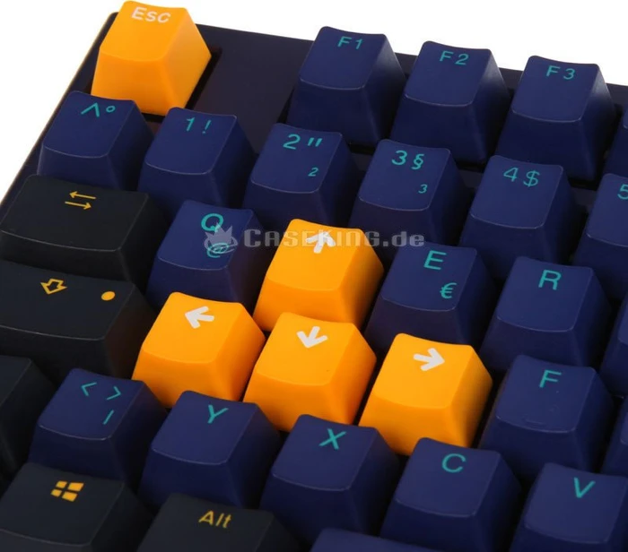Ducky One 2 PBT blau, Horizon, MX BLUE, USB, DE