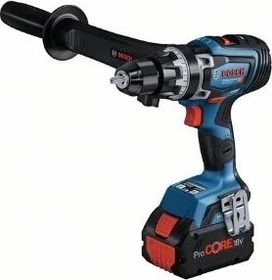 Bosch Professional GSB 18V-150 C BITURBO Akku-Schlagbohrschrauber inkl. L-Boxx + 2 Akkus 8.0Ah