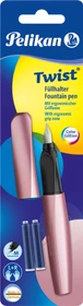 Pelikan Twist girly rose, rechte Hand/linke Hand, mittel, Blister