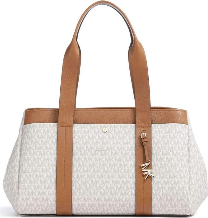 Michael Kors Romee Large Signature Shopper vanille/acorn