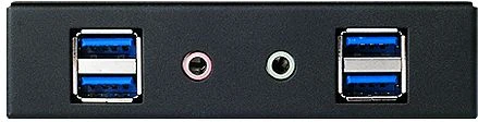 SilverStone FP32B-E, 3.5" Multifunktionspanel, schwarz