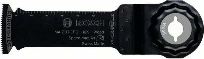 Bosch Professional MAIZ32EPC Wood SLM HCS Tauchsägeblatt 32mm, 10 Stück