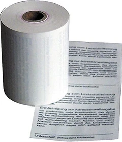 Veit mit Rückseitenaufdruck Bonrolle Thermopapier, Rückseitenaufdruck, 57mm