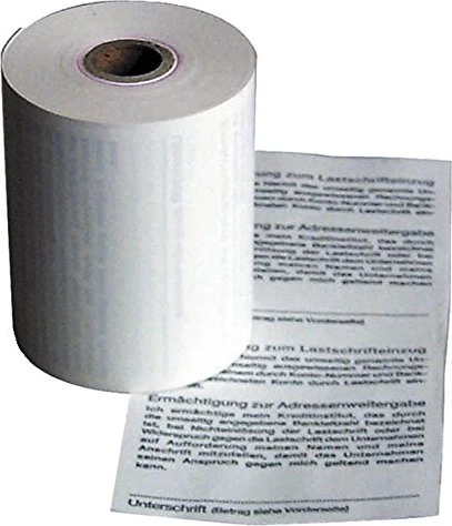 Veit mit Rückseitenaufdruck Bonrolle Thermopapier, Rückseitenaufdruck, 57mm