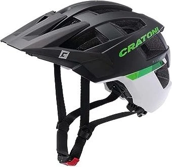Cratoni AllSet Helm schwarz/weiß matt