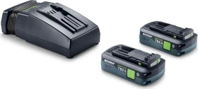 Festool Energie-Set Starterset 18V, 4.0Ah, Li-Ionen, 2 Akkus [8.0Ah] [144Wh]