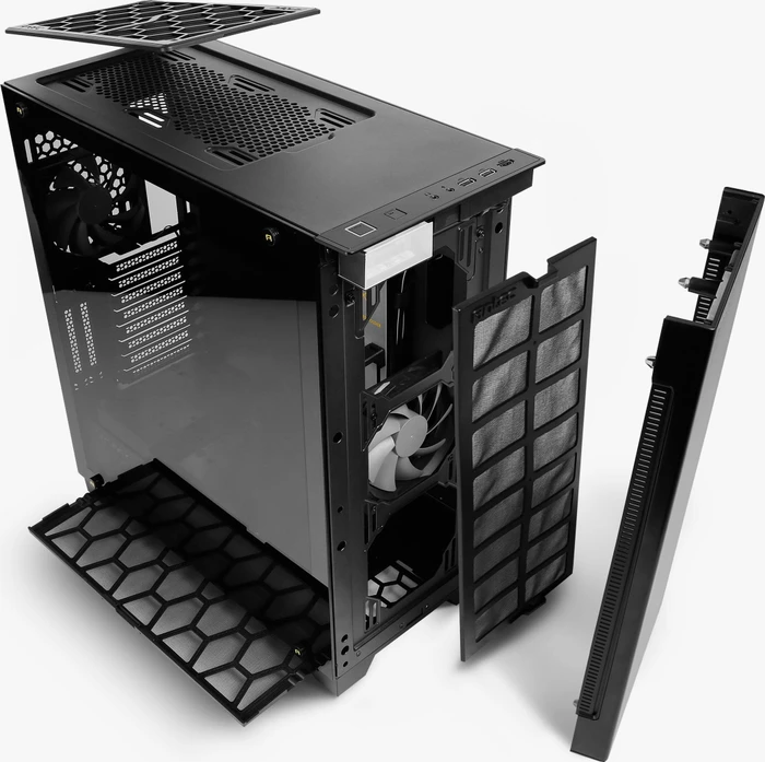 Antec P110 Luce schwarz, Glasfenster