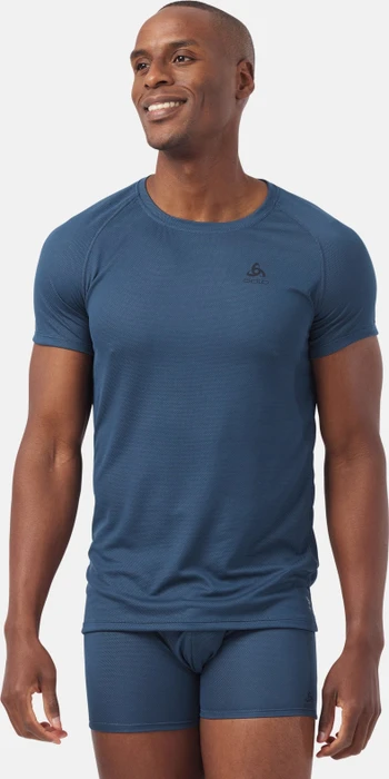 Odlo Active F-Dry Light Eco Funktionsshirt kurzarm blue wing/teal (Herren)