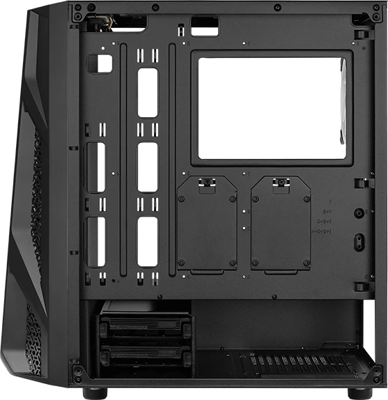AeroCool AirHawk Duo ARGB, Glasfenster