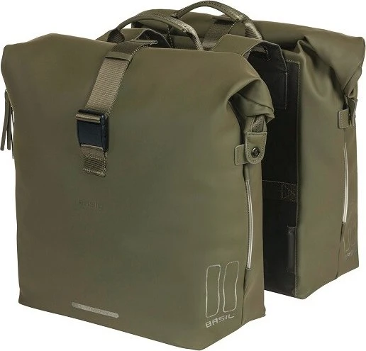 Basil SoHo Nordlicht Doppeltasche Gepäcktasche moss green
