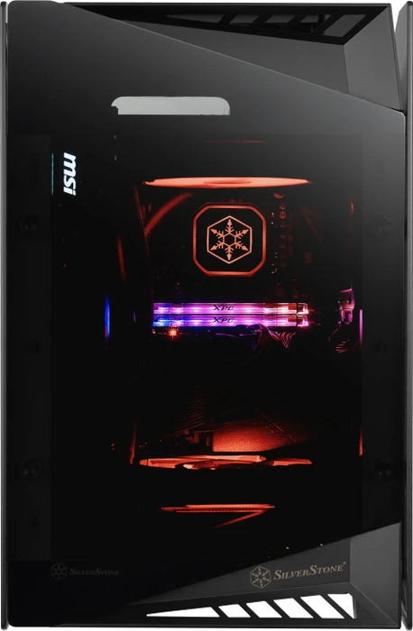 SilverStone Lucid LD03-AF, Glasfenster, Mini-ITX