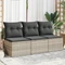 vidaXL Gartensofa/Gartenbox 3-Sitzer mit Kissen Vorschaubild