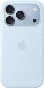 Apple Silikon Case mit MagSafe für iPhone 18 Pro klarblau