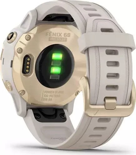 Garmin Fenix 6S Pro Solar light gold/light sand