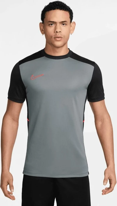 Nike Dri-FIT Academy Funktionsshirt kurzarm cool grey/black/bright crimson (Herren)