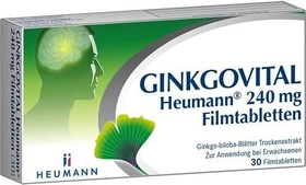 Ginkgovital 240mg Heumann Filmtabletten, 30 Stück