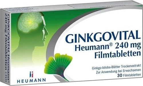 Ginkgovital 240mg Heumann Filmtabletten, 30 Stück