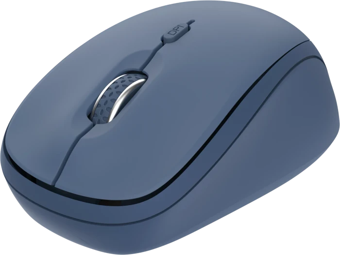 Trust Yvi+ Compact Multi-Device Wireless Mouse blau, USB/Bluetooth